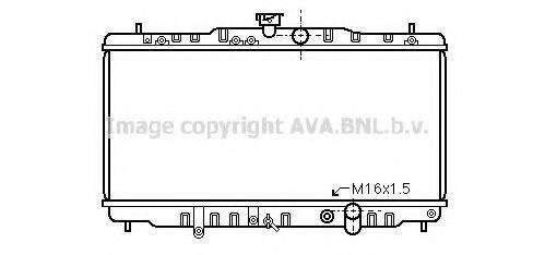 AVA QUALITY COOLING HD2057 Радіатор, охолодження двигуна