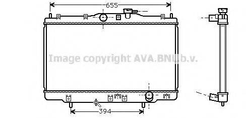 AVA QUALITY COOLING HD2176 Радіатор, охолодження двигуна