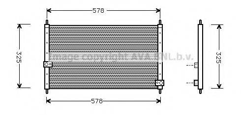 AVA QUALITY COOLING HD5062 Конденсатор, кондиціонер