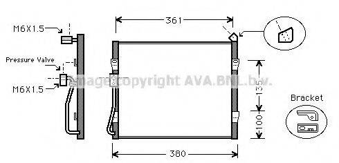 AVA QUALITY COOLING HD5089 Конденсатор, кондиціонер