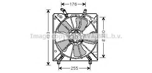 AVA QUALITY COOLING HD7511 Вентилятор, охолодження двигуна