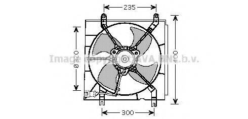 AVA QUALITY COOLING HD7530 Вентилятор, охолодження двигуна