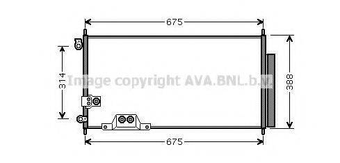 AVA QUALITY COOLING HDA5239D Конденсатор, кондиціонер