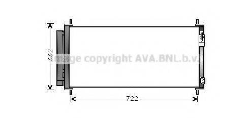 AVA QUALITY COOLING HDA5264D Конденсатор, кондиціонер