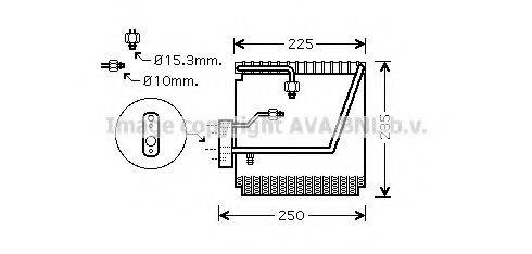 AVA QUALITY COOLING HDV198 Випарник, кондиціонер