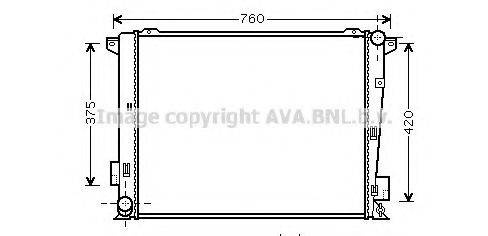 AVA QUALITY COOLING HY2191 Радіатор, охолодження двигуна