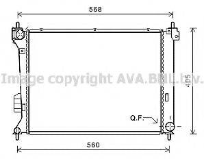 AVA QUALITY COOLING HY2309 Радіатор, охолодження двигуна