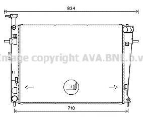 AVA QUALITY COOLING HY2387 Радіатор, охолодження двигуна