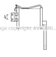 AVA QUALITY COOLING HY3331 Олійний радіатор, автоматична коробка передач