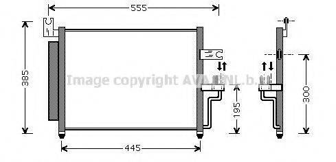 AVA QUALITY COOLING HY5081D Конденсатор, кондиціонер