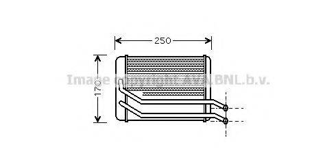 AVA QUALITY COOLING HY6118 Теплообмінник, опалення салону