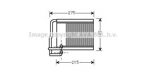 AVA QUALITY COOLING HY6213 Теплообмінник, опалення салону