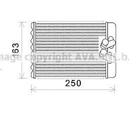 AVA QUALITY COOLING HY6232 Теплообмінник, опалення салону