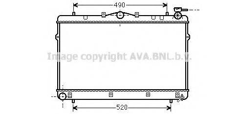 AVA QUALITY COOLING HYA2043 Радіатор, охолодження двигуна