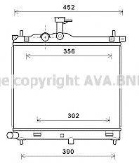 AVA QUALITY COOLING HYA2291 Радіатор, охолодження двигуна