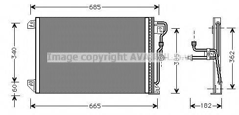 AVA QUALITY COOLING JE5020 Конденсатор, кондиціонер