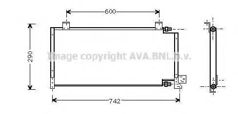 AVA QUALITY COOLING JE5021 Конденсатор, кондиціонер