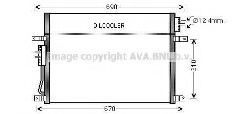 AVA QUALITY COOLING JE5050 Конденсатор, кондиціонер