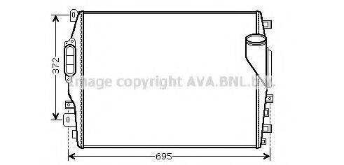 AVA QUALITY COOLING JR4041 Інтеркулер