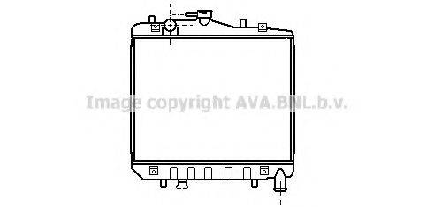 AVA QUALITY COOLING KA2001 Радіатор, охолодження двигуна