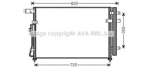 AVA QUALITY COOLING KA5138 Конденсатор, кондиціонер