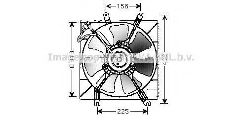 AVA QUALITY COOLING KA7502 Вентилятор, охолодження двигуна