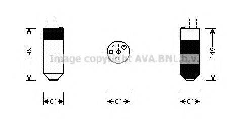 AVA QUALITY COOLING KAD029 Осушувач, кондиціонер