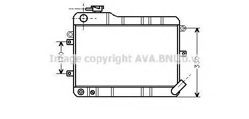 AVA QUALITY COOLING LA2011 Радіатор, охолодження двигуна