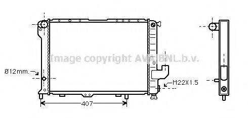 AVA QUALITY COOLING LC2033 Радіатор, охолодження двигуна