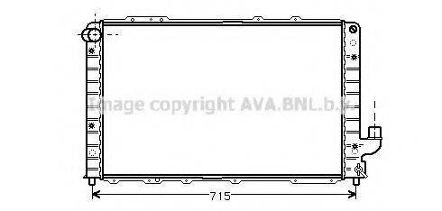 AVA QUALITY COOLING LC2055 Радіатор, охолодження двигуна