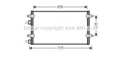 AVA QUALITY COOLING LC5094 Конденсатор, кондиціонер