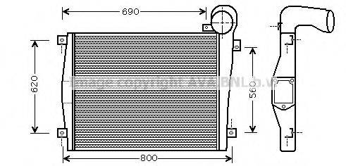 AVA QUALITY COOLING ME4186 Інтеркулер