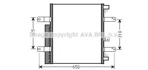 AVA QUALITY COOLING ME5238 Конденсатор, кондиціонер