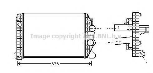 AVA QUALITY COOLING MEA4166 Інтеркулер