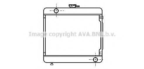 AVA QUALITY COOLING MS2025 Радіатор, охолодження двигуна