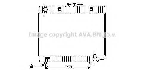 AVA QUALITY COOLING MS2060 Радіатор, охолодження двигуна