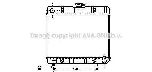 AVA QUALITY COOLING MS2063 Радіатор, охолодження двигуна