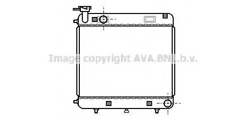 AVA QUALITY COOLING MS2085 Радіатор, охолодження двигуна