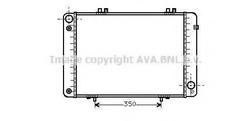 AVA QUALITY COOLING MS2099 Радіатор, охолодження двигуна