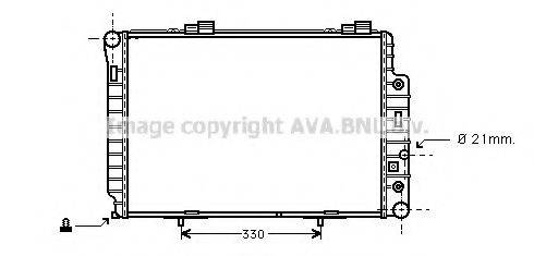 AVA QUALITY COOLING MS2147 Радіатор, охолодження двигуна