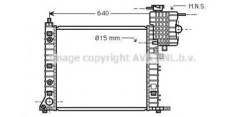 AVA QUALITY COOLING MS2265 Радіатор, охолодження двигуна