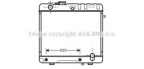 AVA QUALITY COOLING MS2333 Радіатор, охолодження двигуна