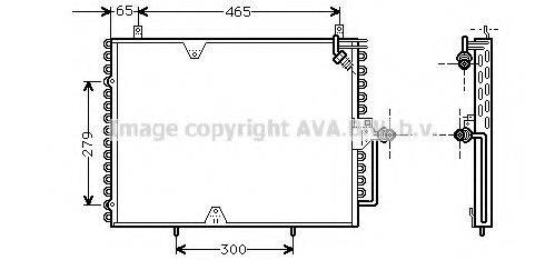 AVA QUALITY COOLING MS5170 Конденсатор, кондиціонер