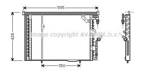 AVA QUALITY COOLING MS5195 Конденсатор, кондиціонер