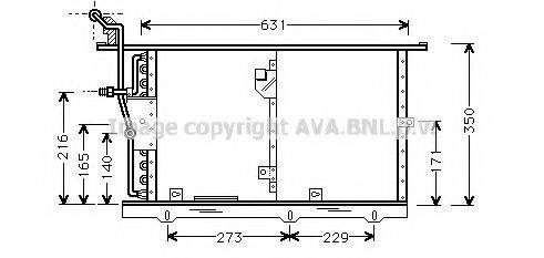 AVA QUALITY COOLING MS5201 Конденсатор, кондиціонер