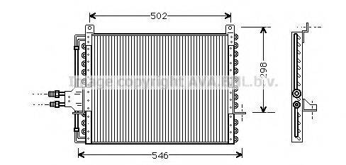 AVA QUALITY COOLING MS5205 Конденсатор, кондиціонер