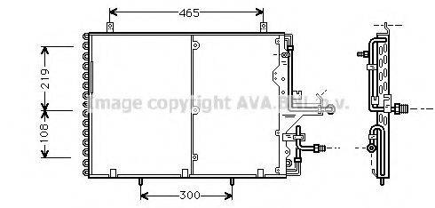 AVA QUALITY COOLING MS5233 Конденсатор, кондиціонер