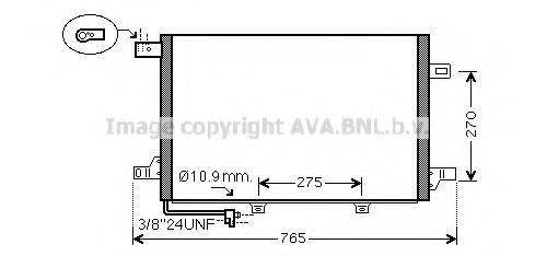 AVA QUALITY COOLING MS5382 Конденсатор, кондиціонер