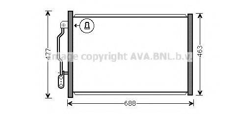 AVA QUALITY COOLING MS5605 Конденсатор, кондиціонер