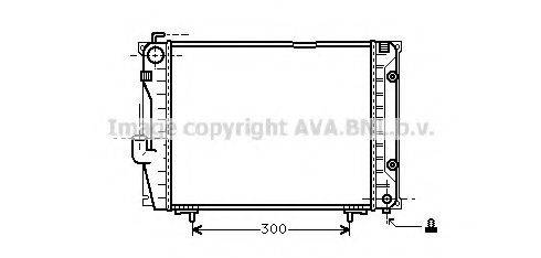 AVA QUALITY COOLING MSA2069 Радіатор, охолодження двигуна